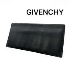 GIVENCHY 長財布 ブラック 本革 シンプル 札入れ カードケース 高級のサムネイル