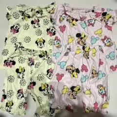 双子ちゃんミニーマウス パジャマセット 100cm