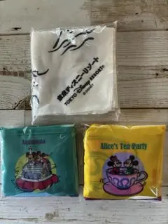 【新品】東京ディズニーリゾート　カプセルトイ　エコバッグと風呂敷のセット