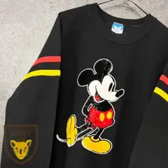 80s☆USA製古着☆【ディズニーランド ミッキー スウェット】メンズM