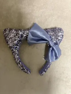 紫色スパンコールカチューシャ