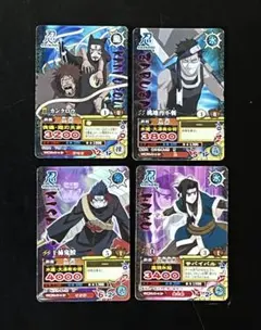 NARUTO ナルティメットカードバトル　4枚セット　カンクロウ　白　干柿鬼鮫