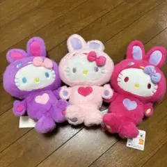 ハローキティ　ぬいぐるみ　まとめ売り ♡タグ付 ハローキティ ONE PIECEコラボ ぬいぐるみSサイズ 2011