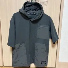 美品ジーユーGUダブルフェイスパーカー5分袖UNDERCOVERダークグリーンL