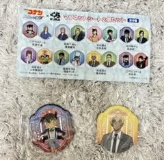 名探偵コナン くら寿司コラボ マグネット コナン 安室透 萩原千速 風見裕也