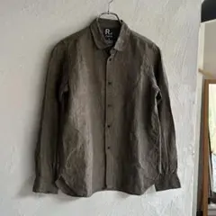 美品 OLDMANS TAILOR ラウンドカラー チェックシャツのサムネイル