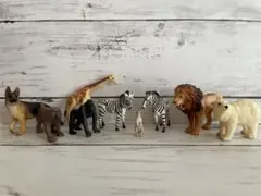 【美品】動物ミニフィギュア まとめ売り リアル アニマル 9体セット