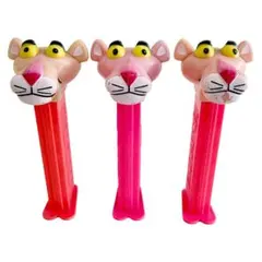 ピンクパンサー PEZ ペッツ 3本セット 90s レア サーモンピンク 色違いのサムネイル