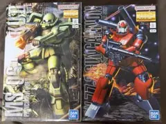 MG RX-78-2ガンダム Ver2.0＆MG ザク Ver.2.0 - メルカリ