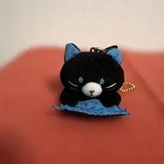 黒猫 ぬいぐるみ　雑巾かけネコ　95