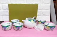 未使用品 庫山窯 前畑陶器 茶器セット 急須 湯呑み 5客 陶器 - メルカリ