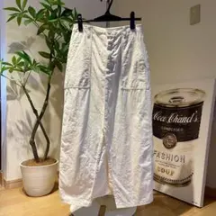 【新品】ZARA コットンリネン ロングスカート sizeS
