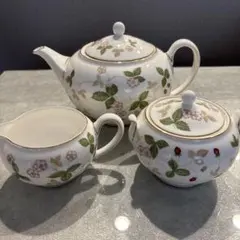 ウエッジウッド　ワイルドストロベリー 3点セット(Lサイズ)