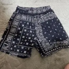 Bristol ペイズリー柄 ショートパンツ ブラック Mサイズ