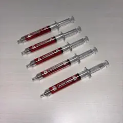 血液型ボールペン　注射器型ボールペン　セット販売 プライズ品