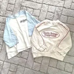 テータテート　バースデイ　7分袖　トップス　トレーナー　90 95