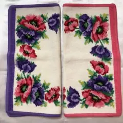 フェイラー FEILER ドイツ現地購入限定品　シュニール織　ペア2点