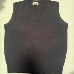 ネイビーVネック スクールベスト 160