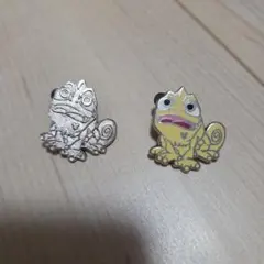 パスカル　海外ディズニーピンバッジ　塔の上のラプンツェル　ピントレ　バッチ