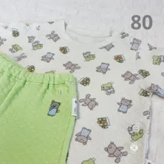 ユニクロ ♡ こぐまちゃん キルト パジャマ 80