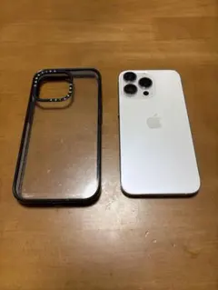 Apple iPhone 13 Pro シルバー ケース付き