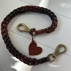 Vivienne Westwood ウォレットチェーン　レザー　編み込み