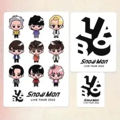 コピー❌ SnowMan スノラボ すのチルステッカー 集合＋ロゴ 3枚セット.