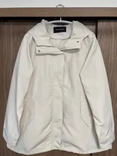 INTERPLANET アイボリー フード付マウンテンパーカー　ライナー付き