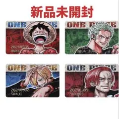 ONE PIECE バースデーカード 4種 ルフィ ゾロ サンジ　シャンクス ONE PIECE バースデーカード 4種 ルフィ ゾロ サンジ シャンクス