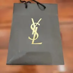 YSL ショップ袋 黒 金色ロゴ