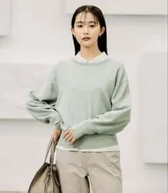 スッキレイクルーネックプルオーバー