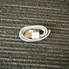ホワイト USB充電ケーブル