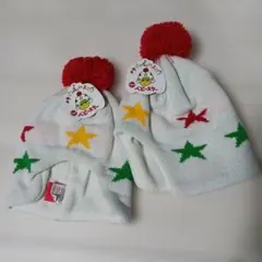 ニット帽　ベビースター　親子　兄弟　姉妹　ホシオくん　かわいいニット帽　非売品