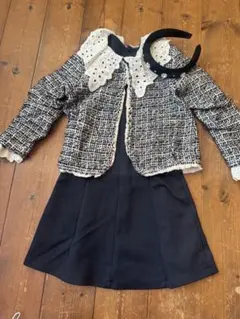 フォーマル　ワンピース　セットアップ　 キッズ　３点セット
