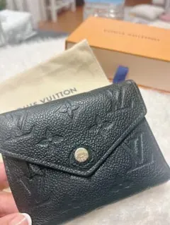 Louis Vuitton ブラック 三つ折り財布