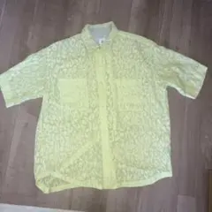 6 ROKU レオパードシアーシャツOPAL SHORT SLEEVESHIRTのサムネイル
