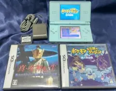 ニンテンドーDS Lite アイスブルー 本体とゲームソフト3本セット