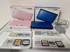 ニンテンドー3DS LL ピンク 青 2台セット