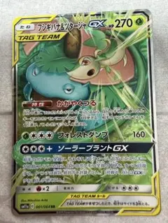 ポケモンカード フシギバナアンドツタージャGX SM11a 001/064 RR