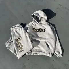 9090 OG Logo Rich Ballon Hoodie セットアップ