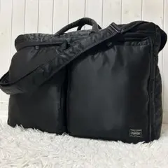 ⭐️極美品⭐️ ポーター タンカー 2way ダッフルバッグ Lボストン 黒