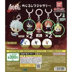 銀魂 吉原大炎上 めじるしアクセサリー 神威 新八 月詠 5点セット