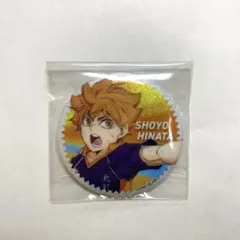 ハイキュー　日向翔陽　缶バッジ　ラメグリッター