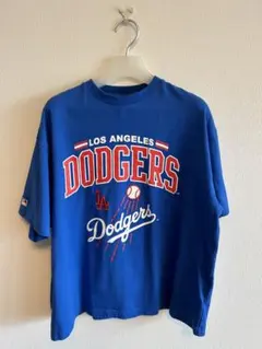 RODEO CROWNSロサンゼルス・ドジャース Tシャツ MLBロゴ入り 青
