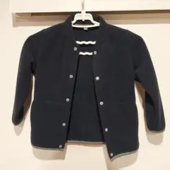 無印良品 110cm フリース ネイビー