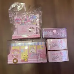 当りくじ サンリオ マイメロ ピアノちゃん 三面鏡 チェスト 3点セット