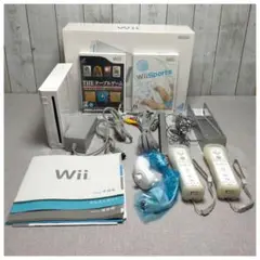 Wii本体+リモコン2本+ Wii Sports+THEテーブルゲーム セット