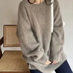 カプリシュレマージュ　FOXカシミアドルマンニット　アイボリー セール】FOXカシミアドルマンニット（ニット/セーター）｜CAPRICIEUX