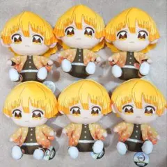 鬼滅の刃 我妻善逸 ぬいぷりけ おすわり BIG 6個セット ぬいぐるみ