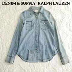 DENIM&SUPPLYラルフローレン ダメージ加工 コットンデニムジャケット